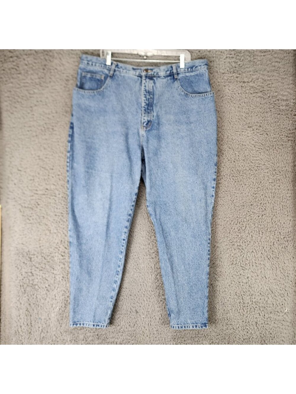 Carolina Blues Jeans Womens 22 Blue 100% Cotton High Rise Vintage Tapered